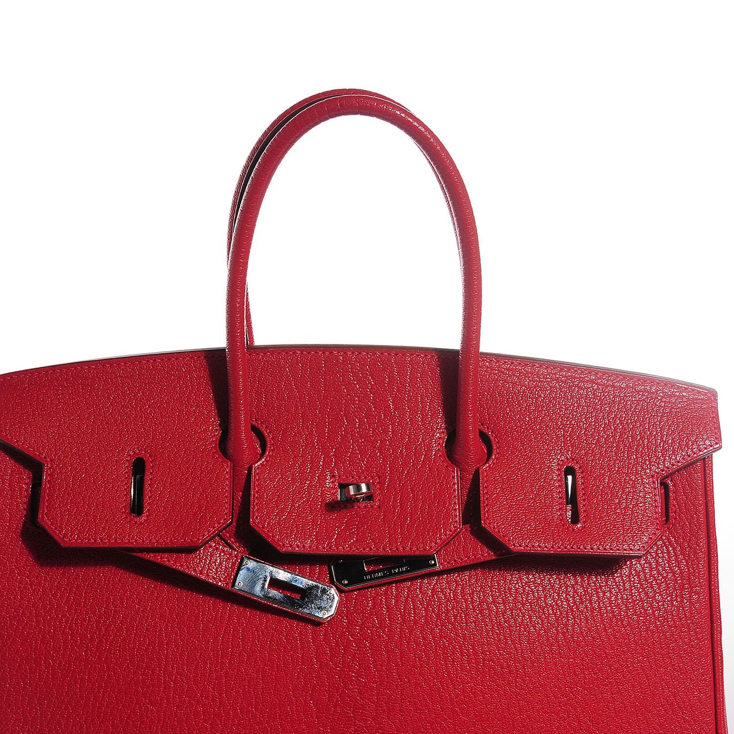 Chevre de Coromandel Birkin 35 Rouge Vif