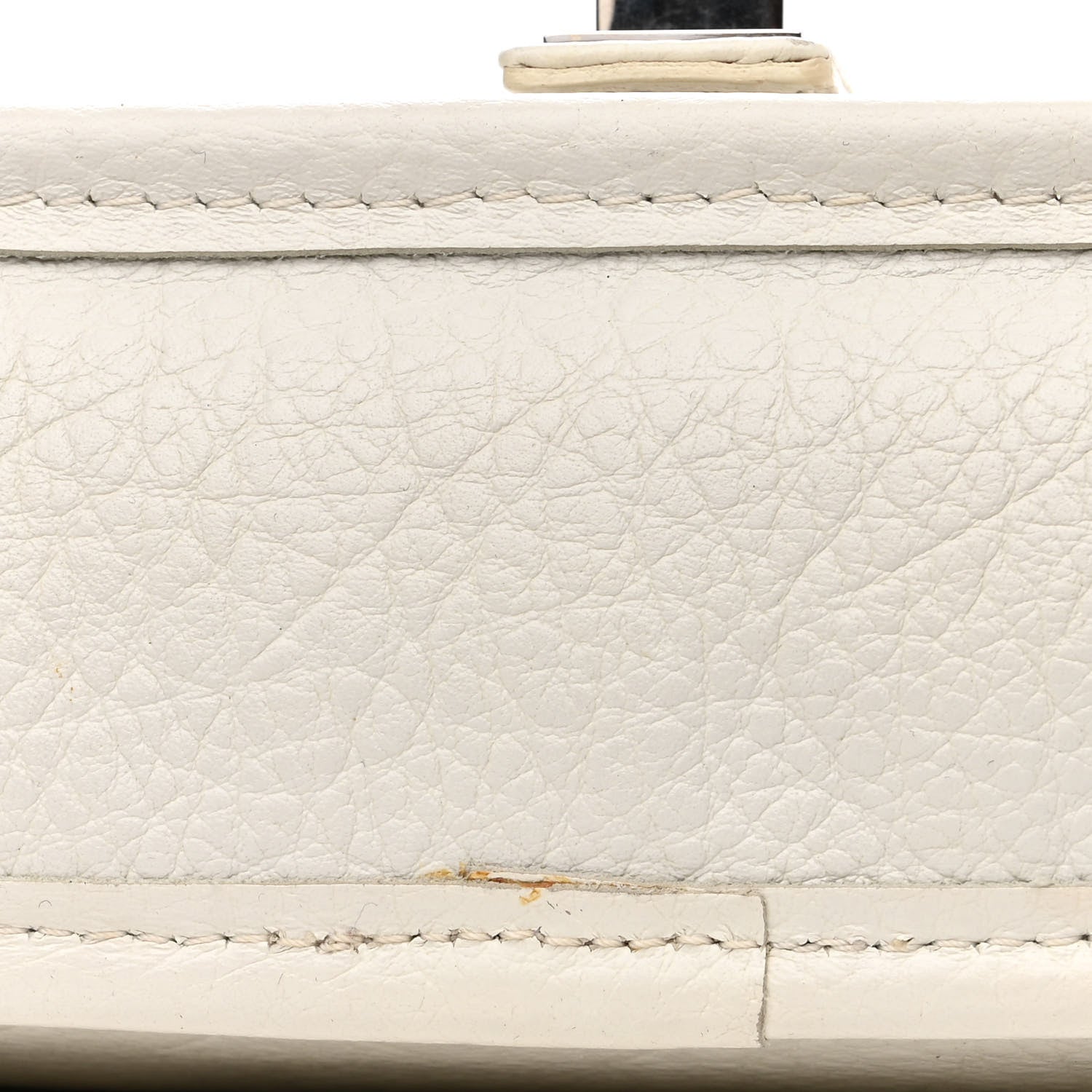 Chanel Calfskin Mademoiselle Flap Shoulder Bag White 15 of 15