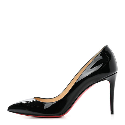 Christian Louboutin Patent Pigalle Follies 85 38.5 Pumps Black 1 of 9