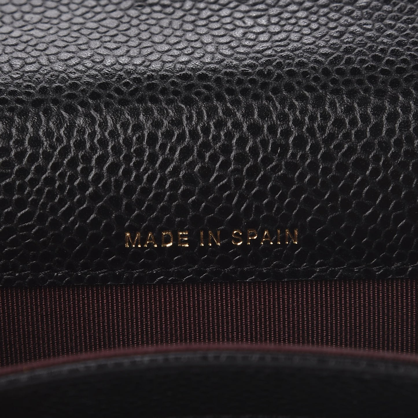 Caviar Quilted Flap Card Holder Black