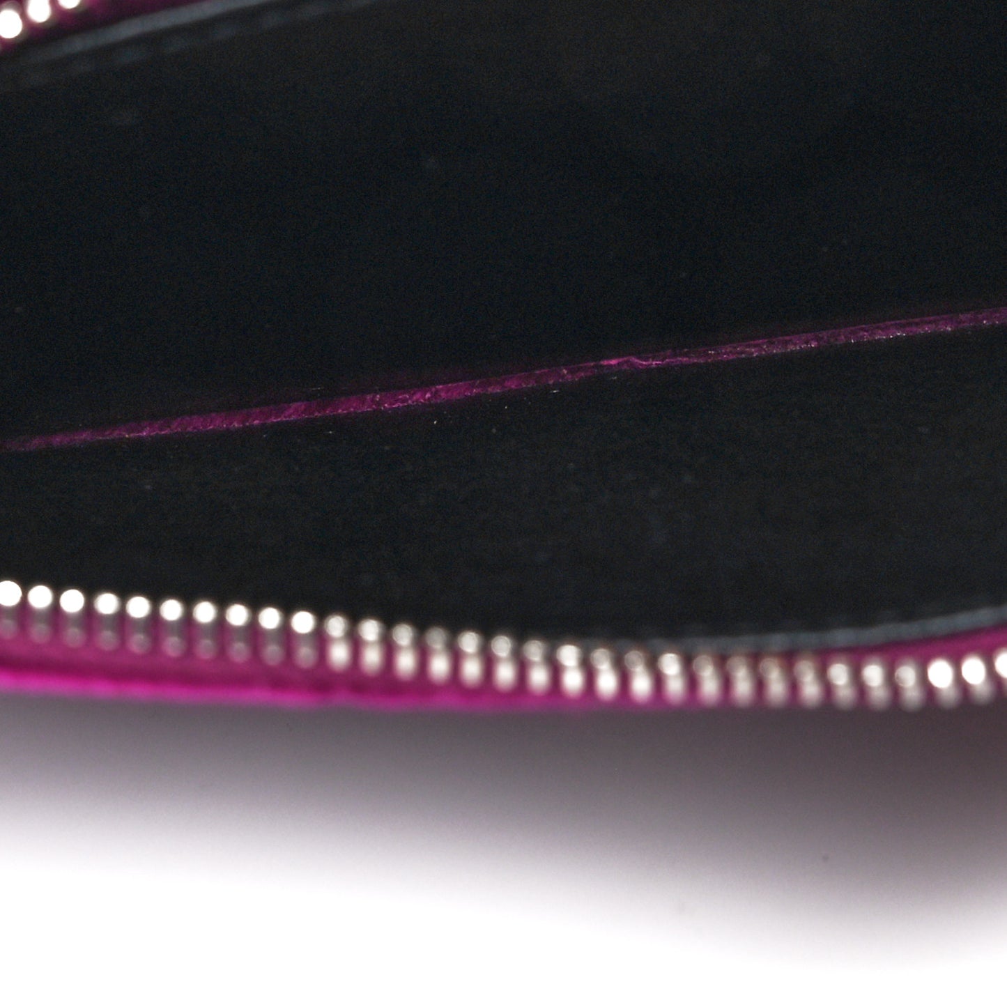 Velvet Crystal Monogram Kate Tassel Shoulder Bag Fuchsia