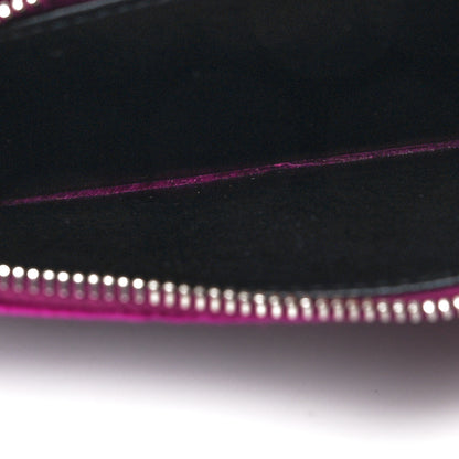 Saint Laurent Velvet Crystal Monogram Kate Tassel Shoulder Bag Fuchsia 6 of 11
