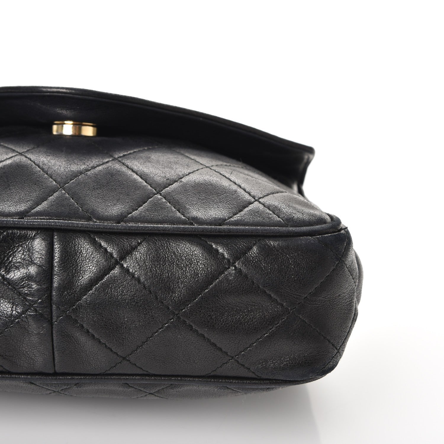 Chanel Lambskin Quilted Small Single Flap Black 11 of 15