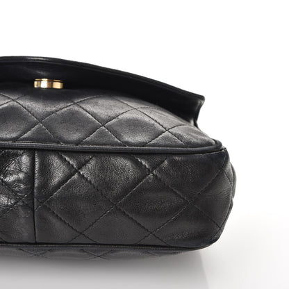 Chanel Lambskin Quilted Small Single Flap Black 11 of 15