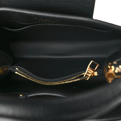 Louis Vuitton Taurillon Capucines BB Black 5 of 9