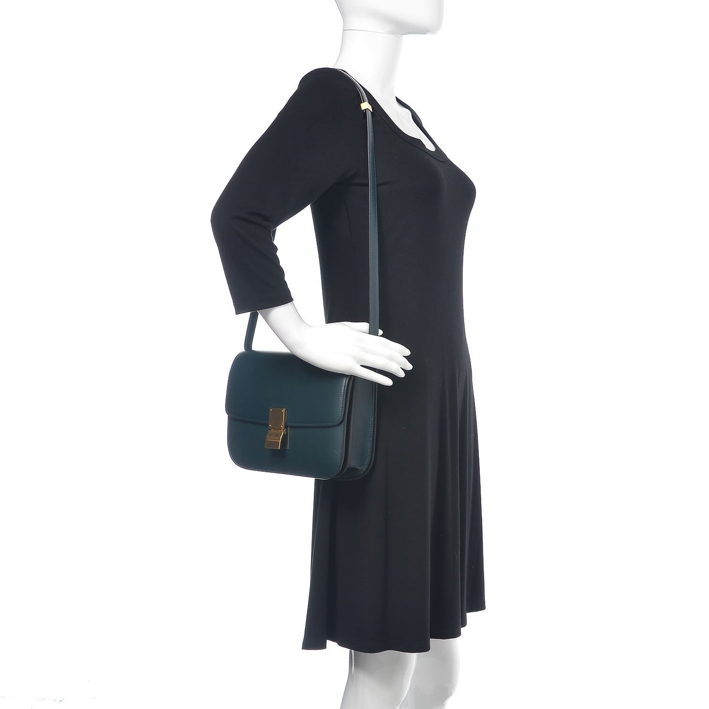 Box Calfskin Classic Box Medium Flap Bag Amazone