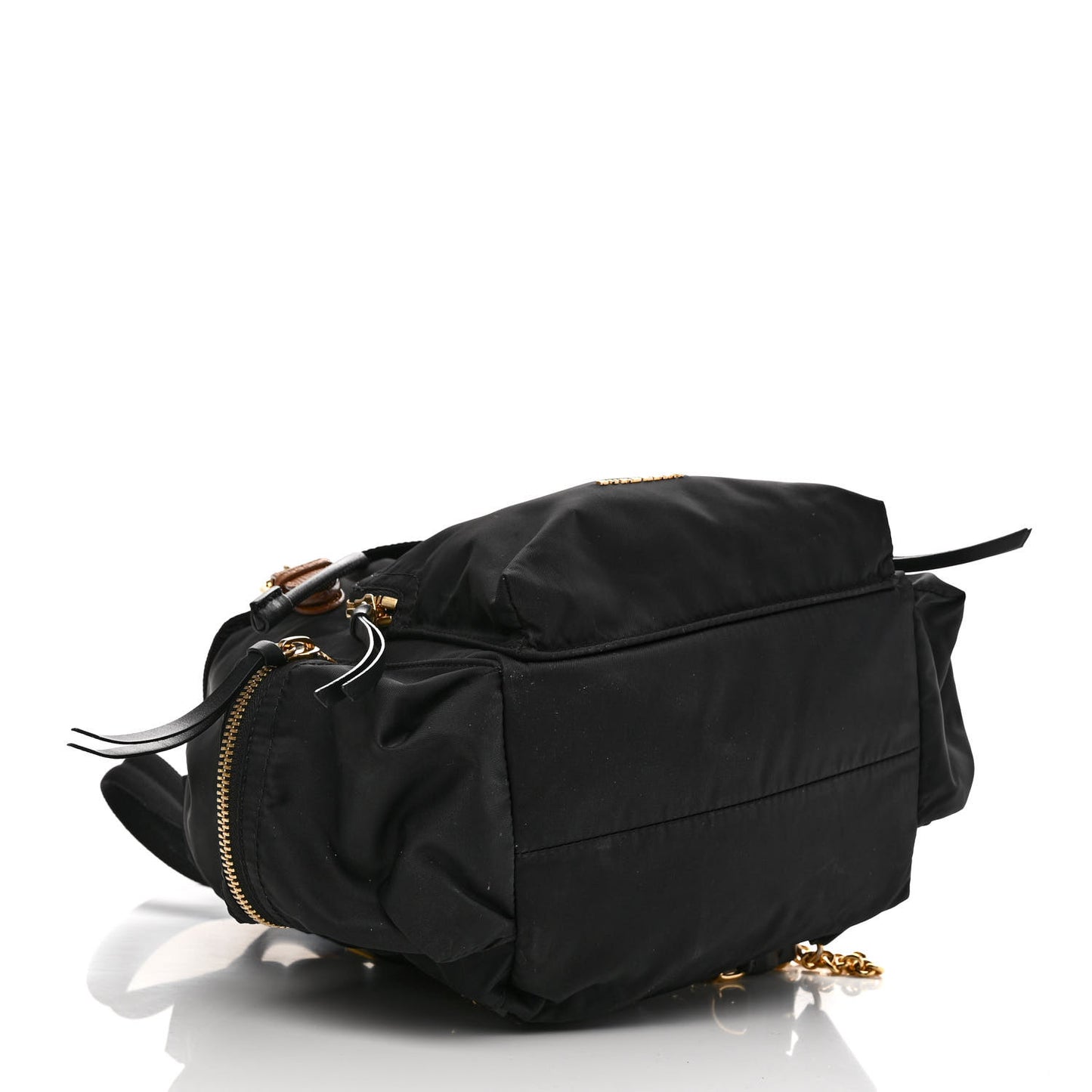 Nylon Medium Rucksack Backpack Black
