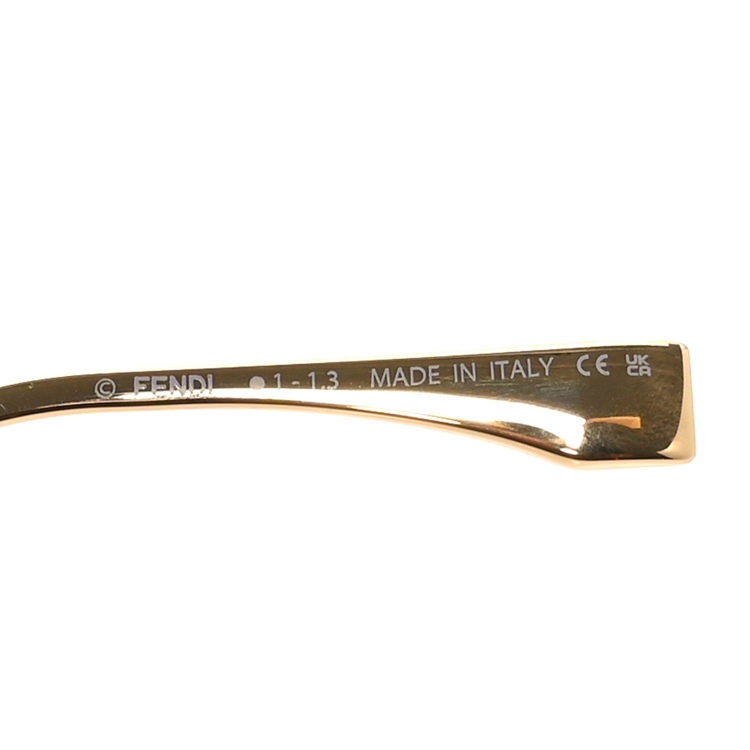 Fendi Metal Fendigraphy Shield Sunglasses FE 40066/U Pink Gold