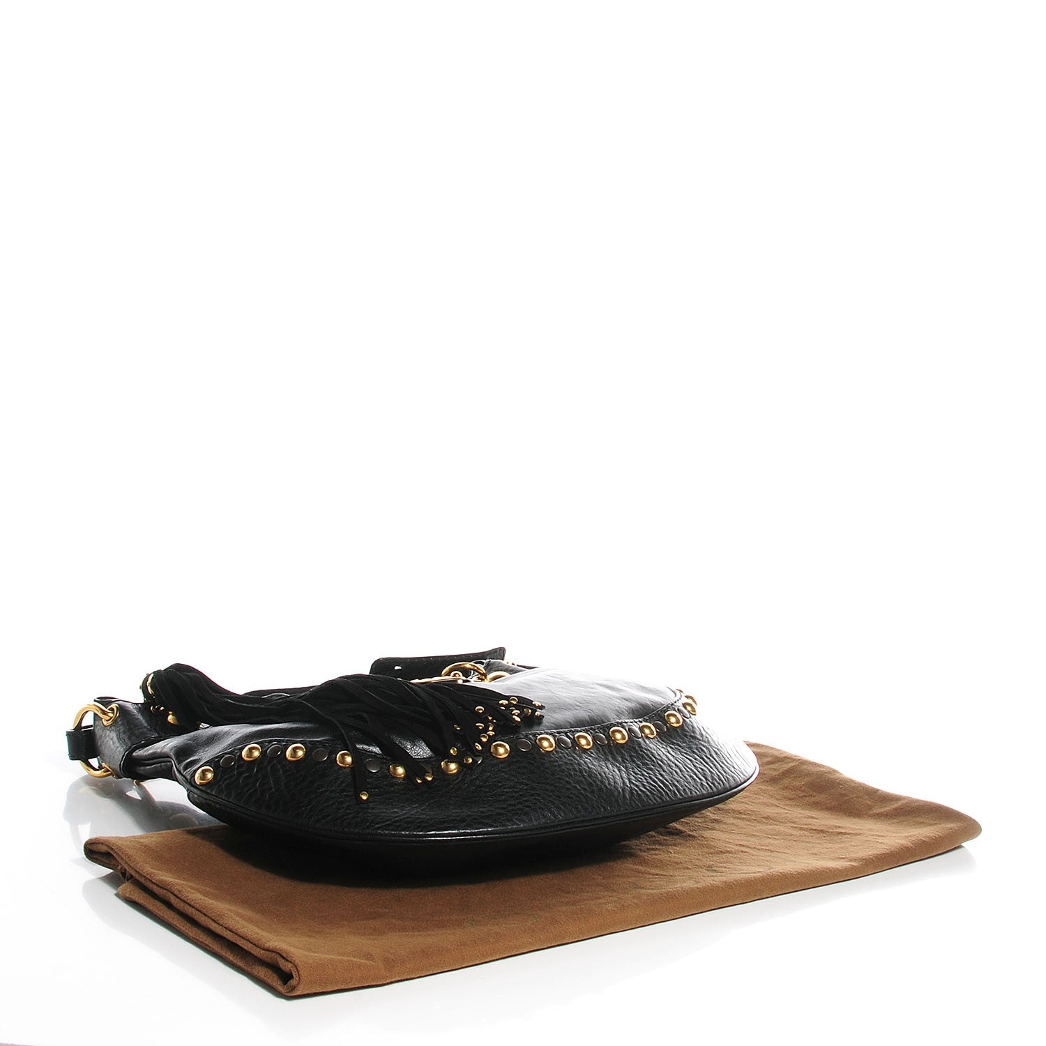 Gucci Calfskin Babouska Hobo Black 4 of 7