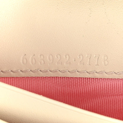 Gucci GG Supreme Monogram Les Pommes Card Case Wallet Beige Multicolor Mystic White 9 of 12