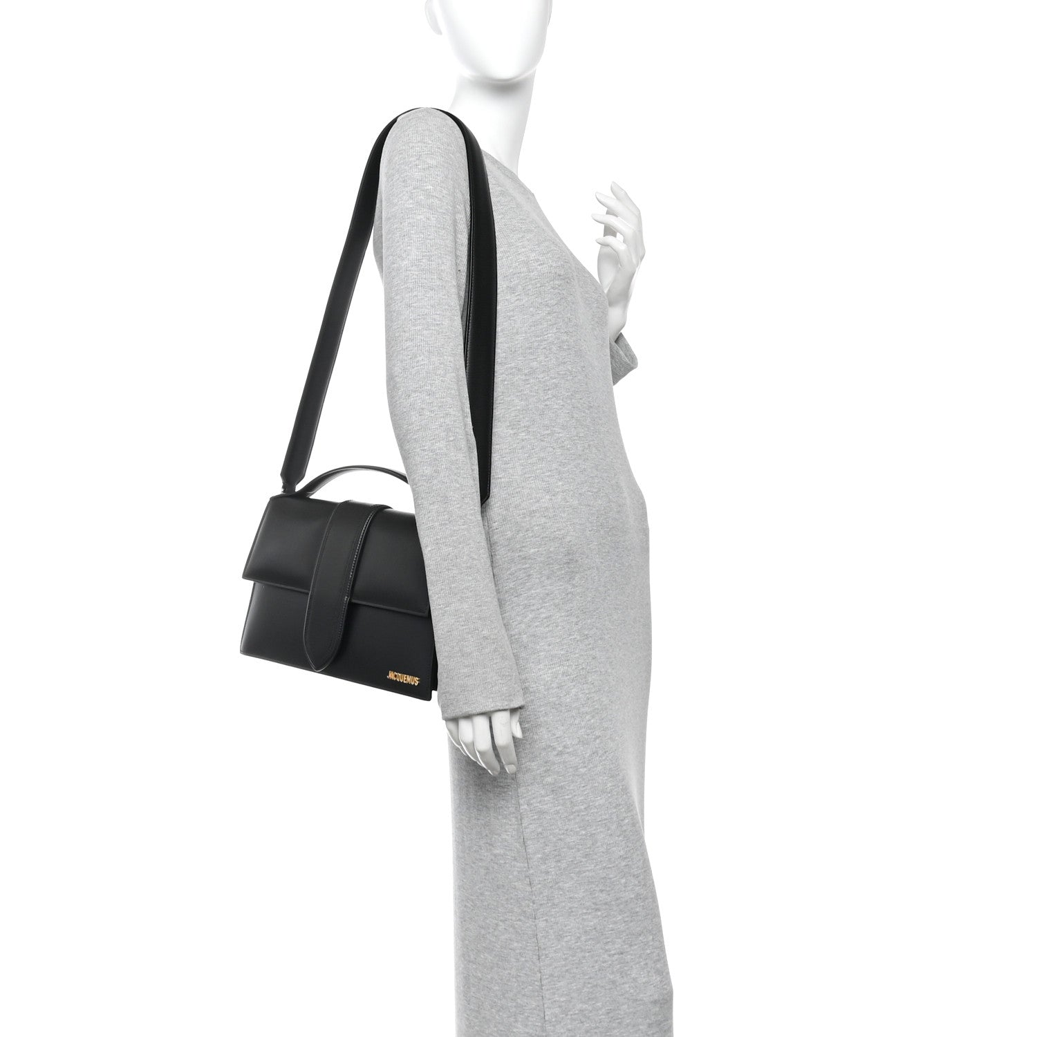 Jacquemus Smooth Calfskin Le Bambinou Black 2 of 9