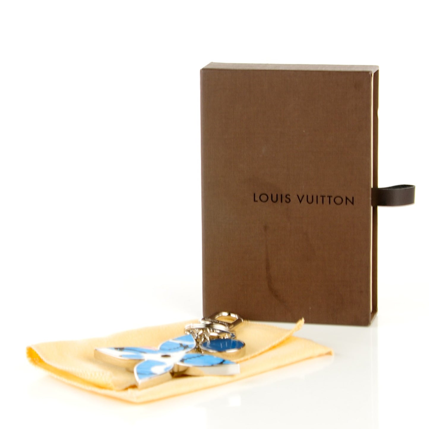 Fleur d Epi Bag Charm Aqua