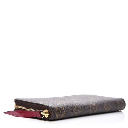Louis Vuitton Monogram Clemence Wallet Fuchsia 3 of 16
