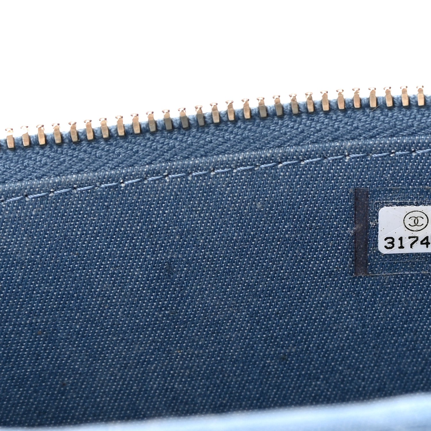 Chanel Denim Quilted Mini Pearl Crush Vanity Case With Chain 7 of 12