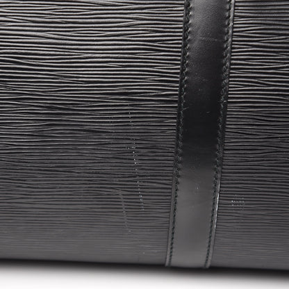 Louis Vuitton Epi Keepall 60 Black 7 of 17