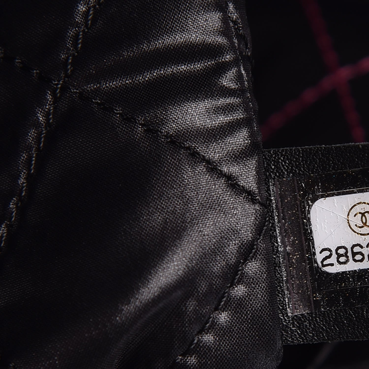 Chanel Shearling Sheepskin Large Coco Neige Tote Black 7 of 10