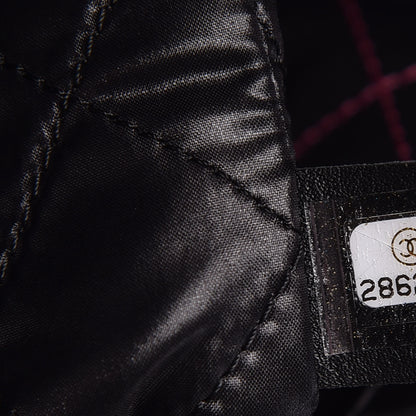 Chanel Shearling Sheepskin Large Coco Neige Tote Black 7 of 10