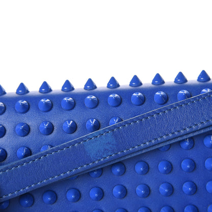Christian Louboutin Calfskin Spiked IPad Case Blue Saphir 7 of 8