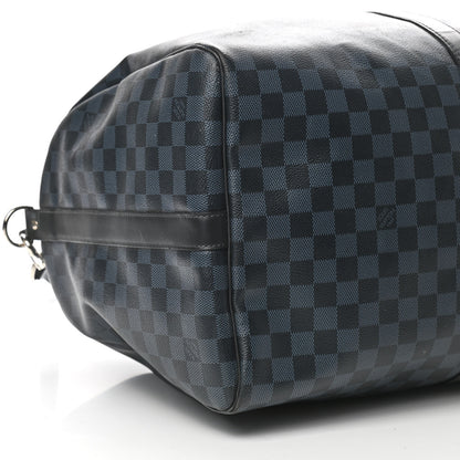 Louis Vuitton Damier Cobalt Keepall Bandouliere 55 8 of 9