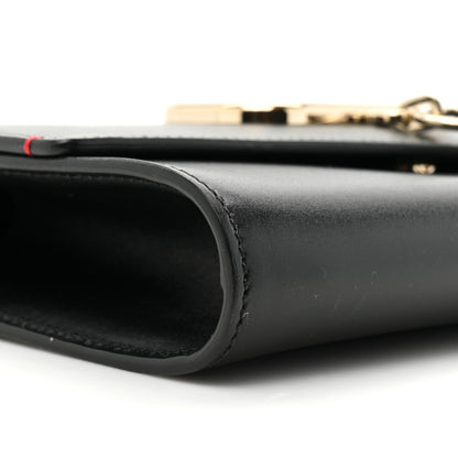 Valentino Garavani Calfskin VCase Chain Wallet Black 9 of 11