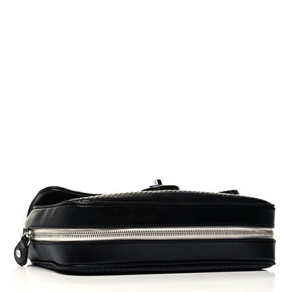 Chanel Lambskin Perforated Medium Baseball Spirit Flap Black 4 of 9