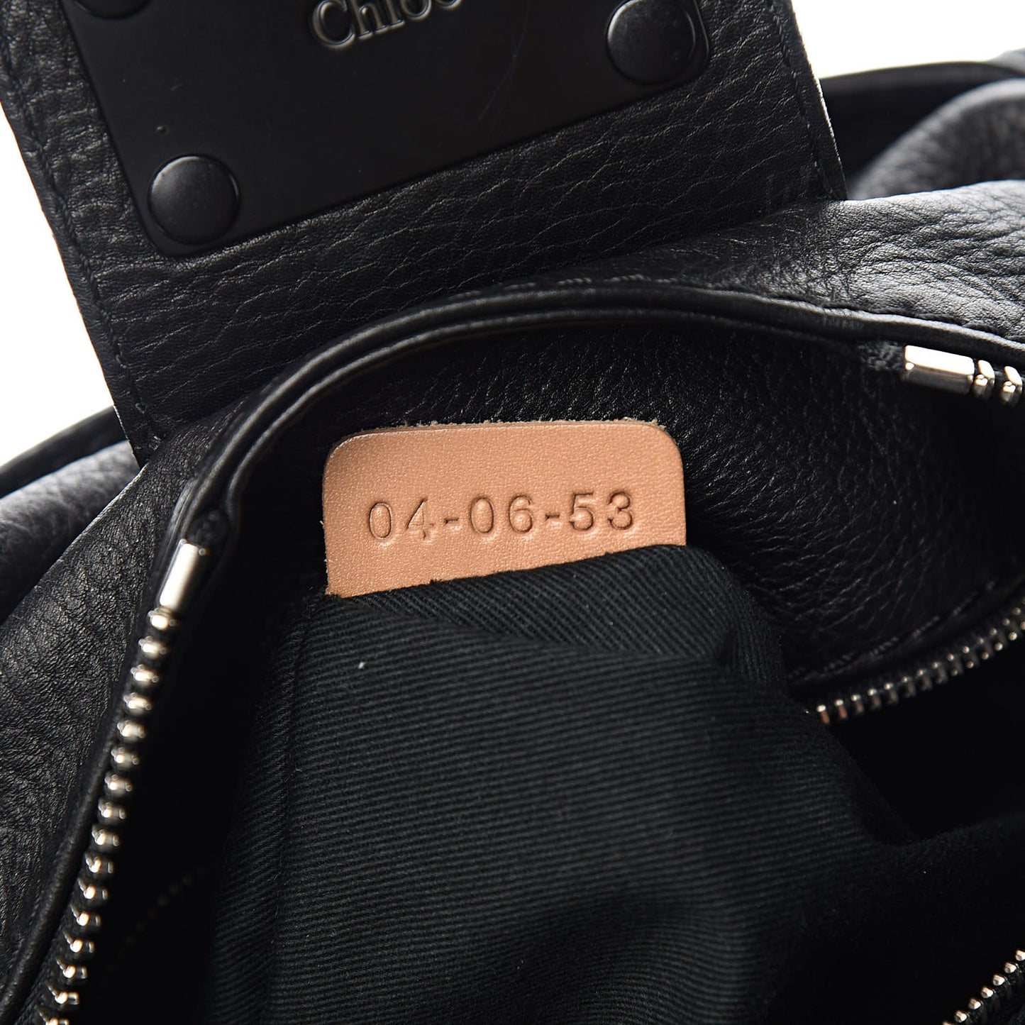 Calfskin Paddington Satchel Black