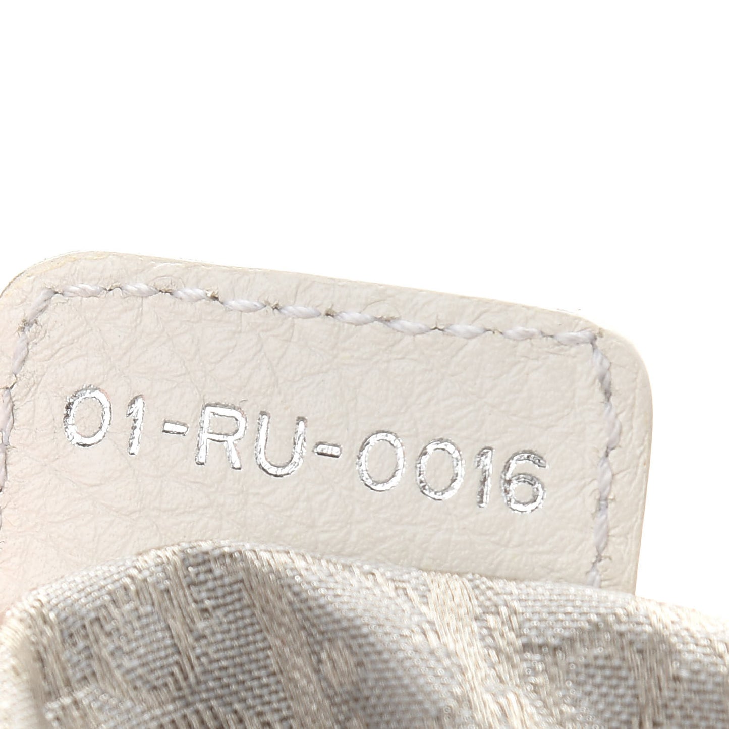 Calfskin Whipstitch Gaucho Double Saddle Bag White