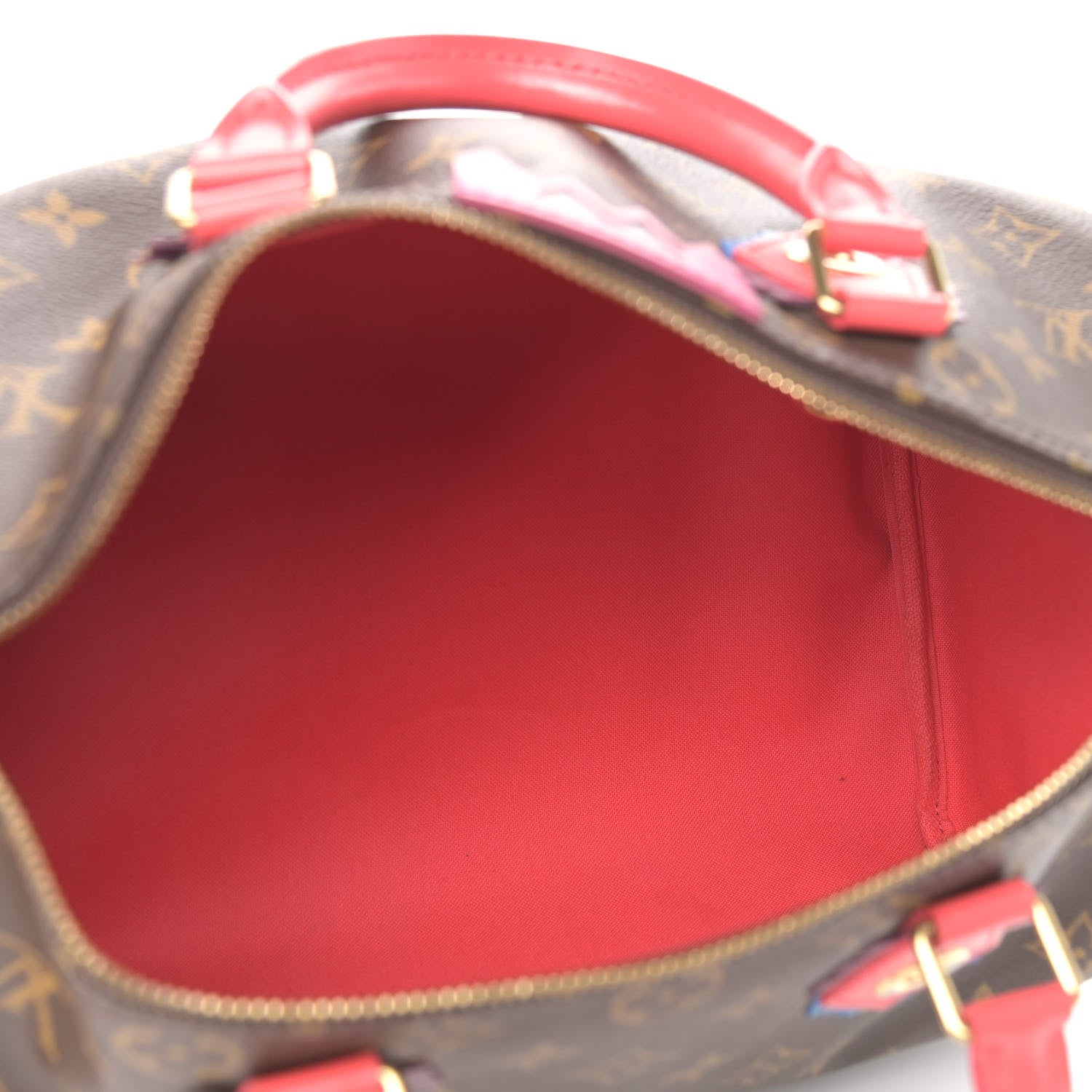Louis Vuitton Monogram Totem Speedy 30 Flamingo 5 of 11