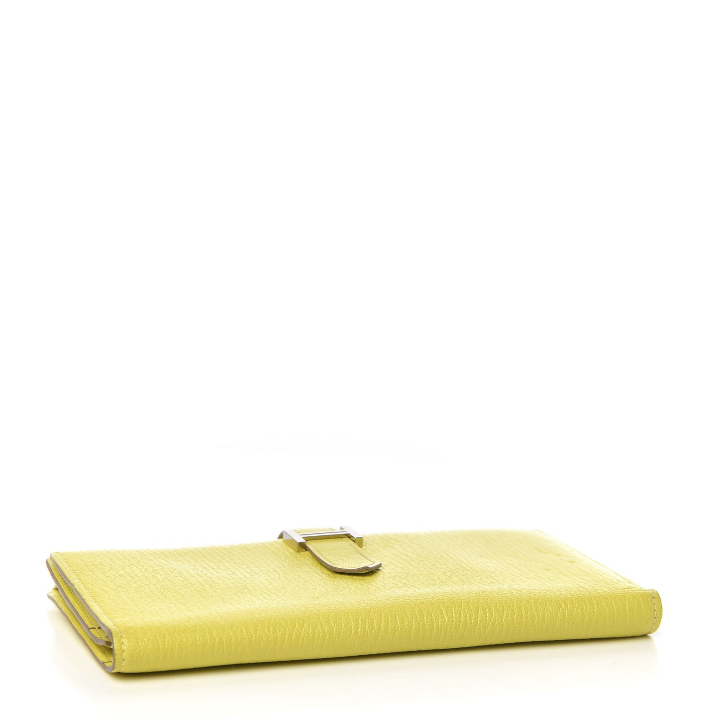 Chevre Mysore Bearn Gusset Wallet Lime