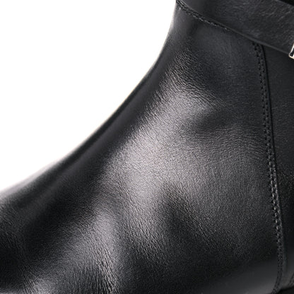 Hermes Calfskin Neo Low Boots 36.5 Black 9 of 11