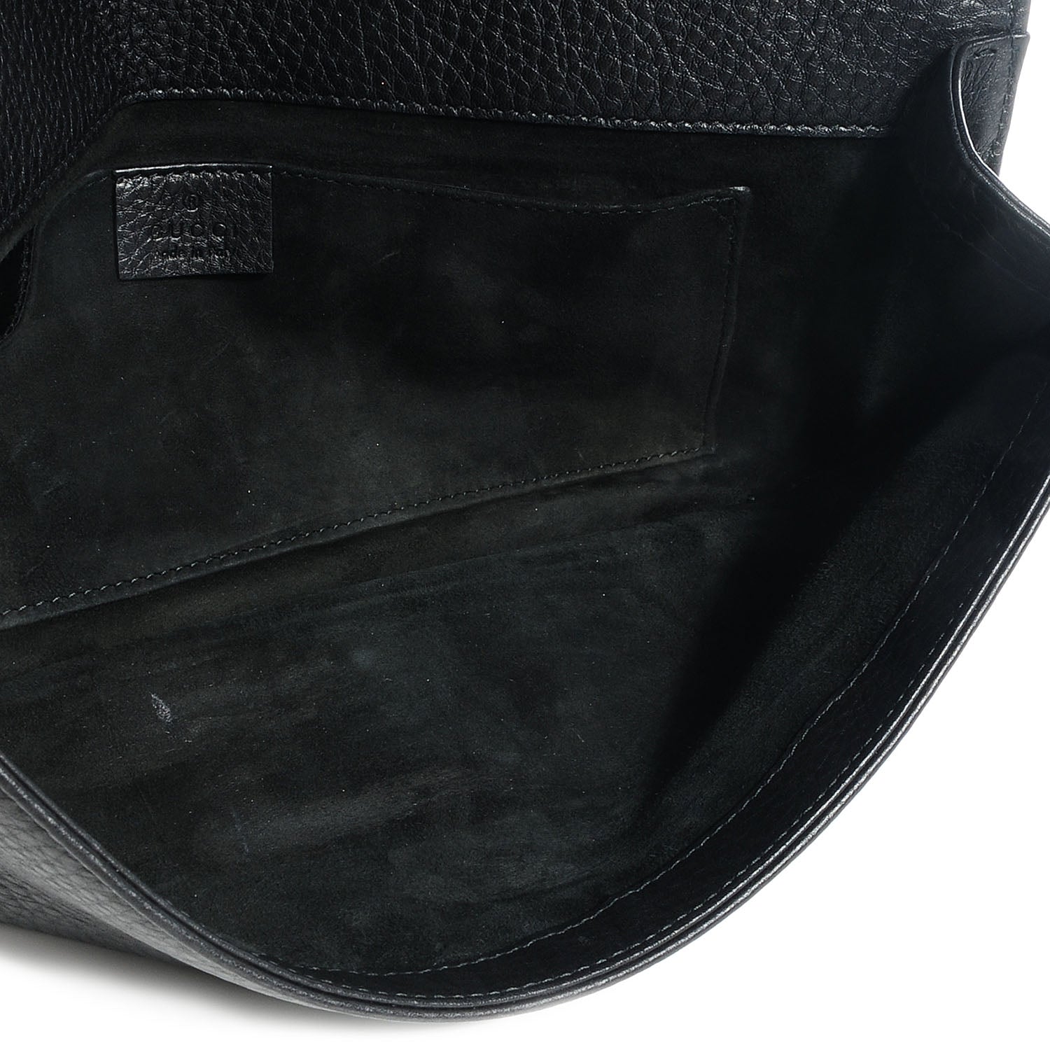 Gucci Leather 1973 Clutch Black 5 of 7