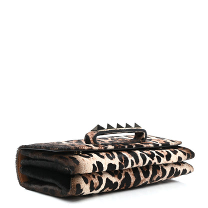 Valentino Garavani Pony Hair Leopard Print Va Va Voom Shoulder Bag 4 of 11