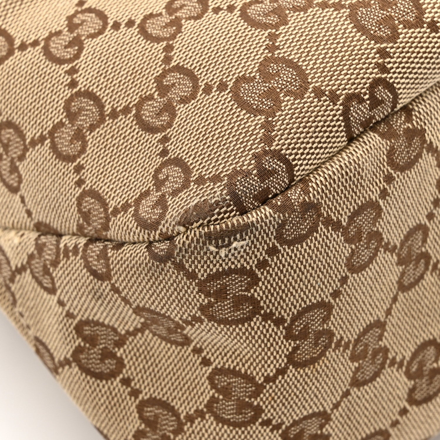 Gucci Monogram Medium Horsebit Chain Hobo Off White 11 of 18