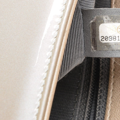 Chanel Patent Quilted Small Coco Boy Flap Light Gold 7 of 7