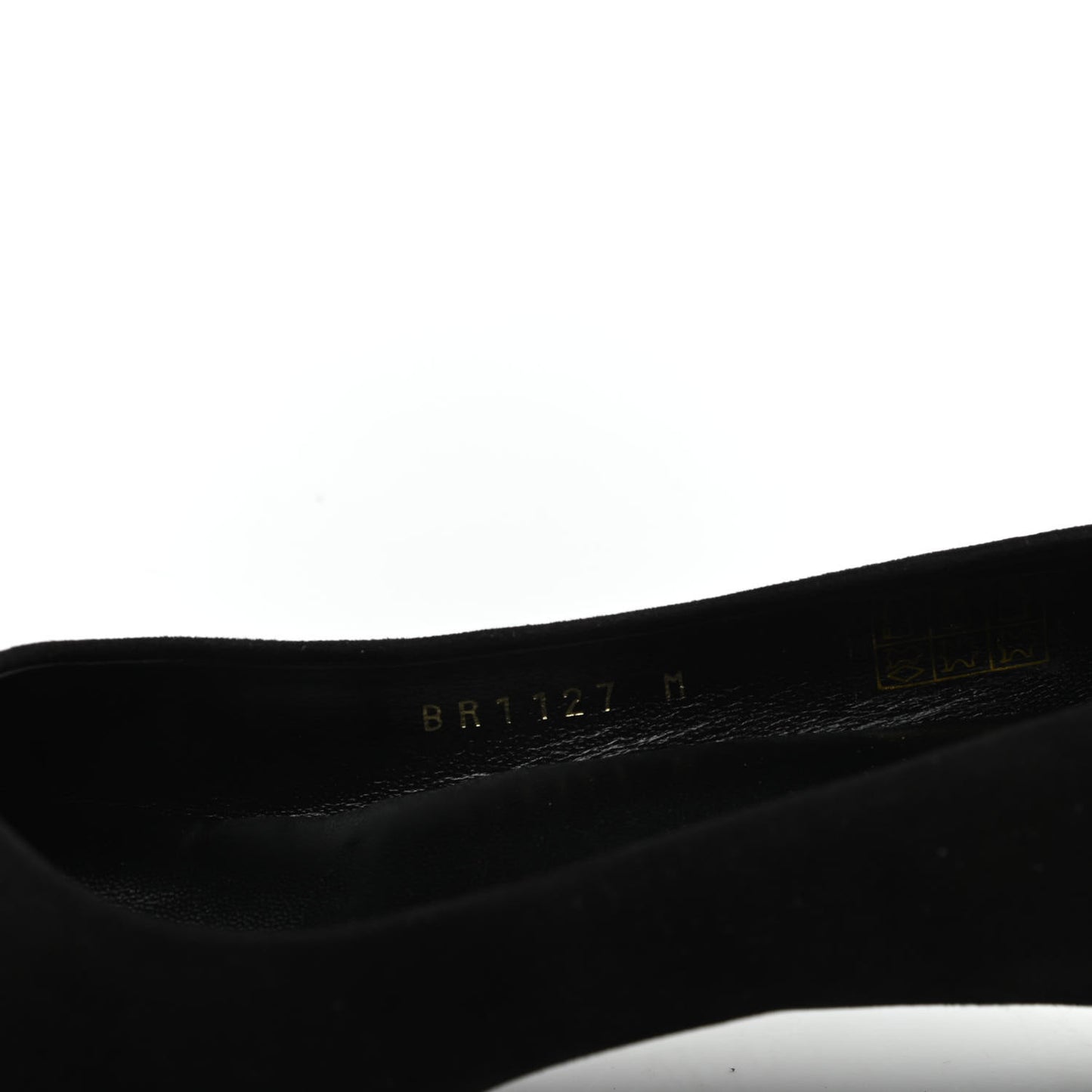 Suede Uniformes Pump 39 Black