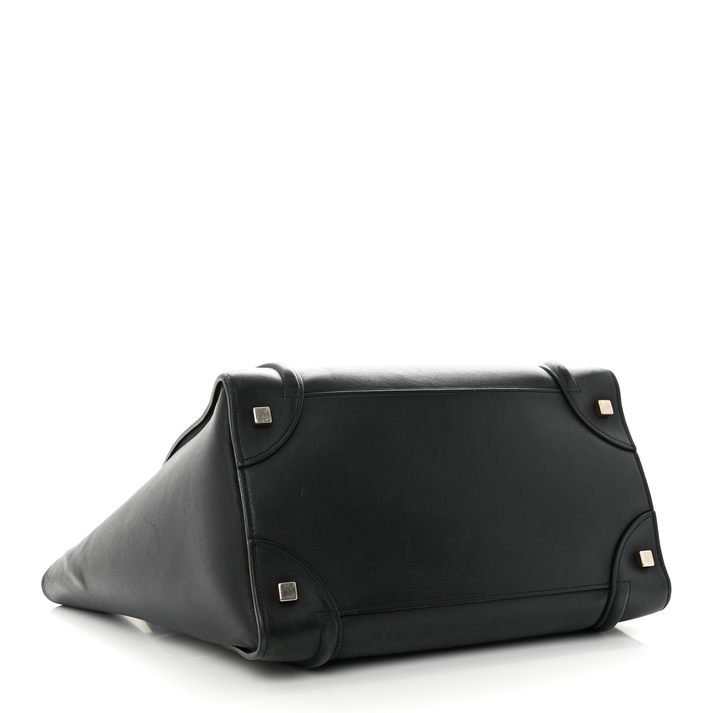 Smooth Calfskin Medium Luggage Black