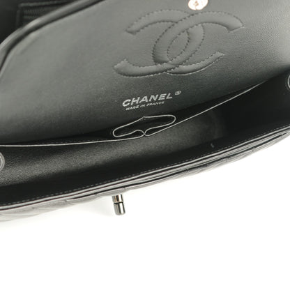 Chanel Lambskin Chevron Medium Double Flap So Black 5 of 8
