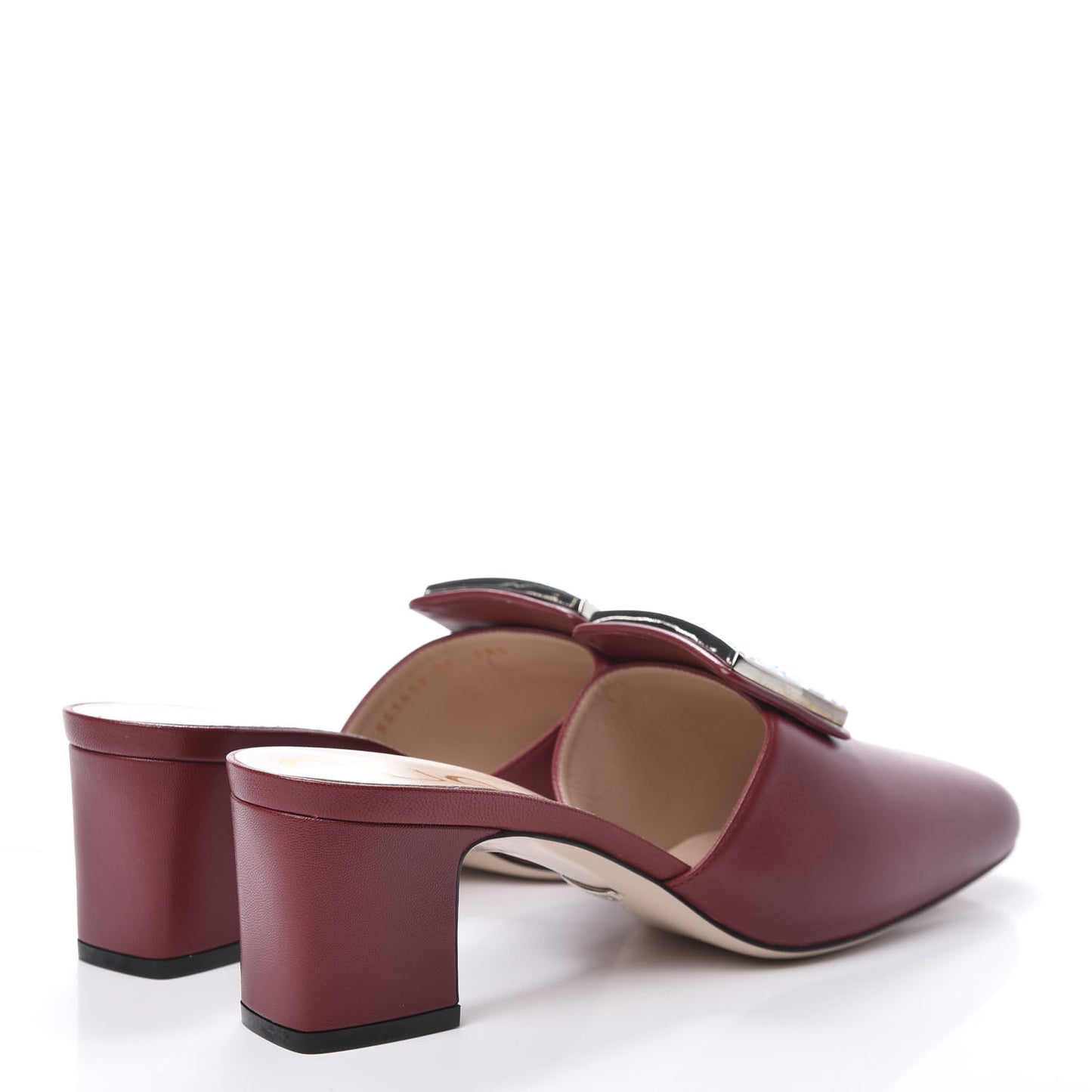 Malaga Kid Crystal Square G Madelyn Mules 39 Romantic Cerise