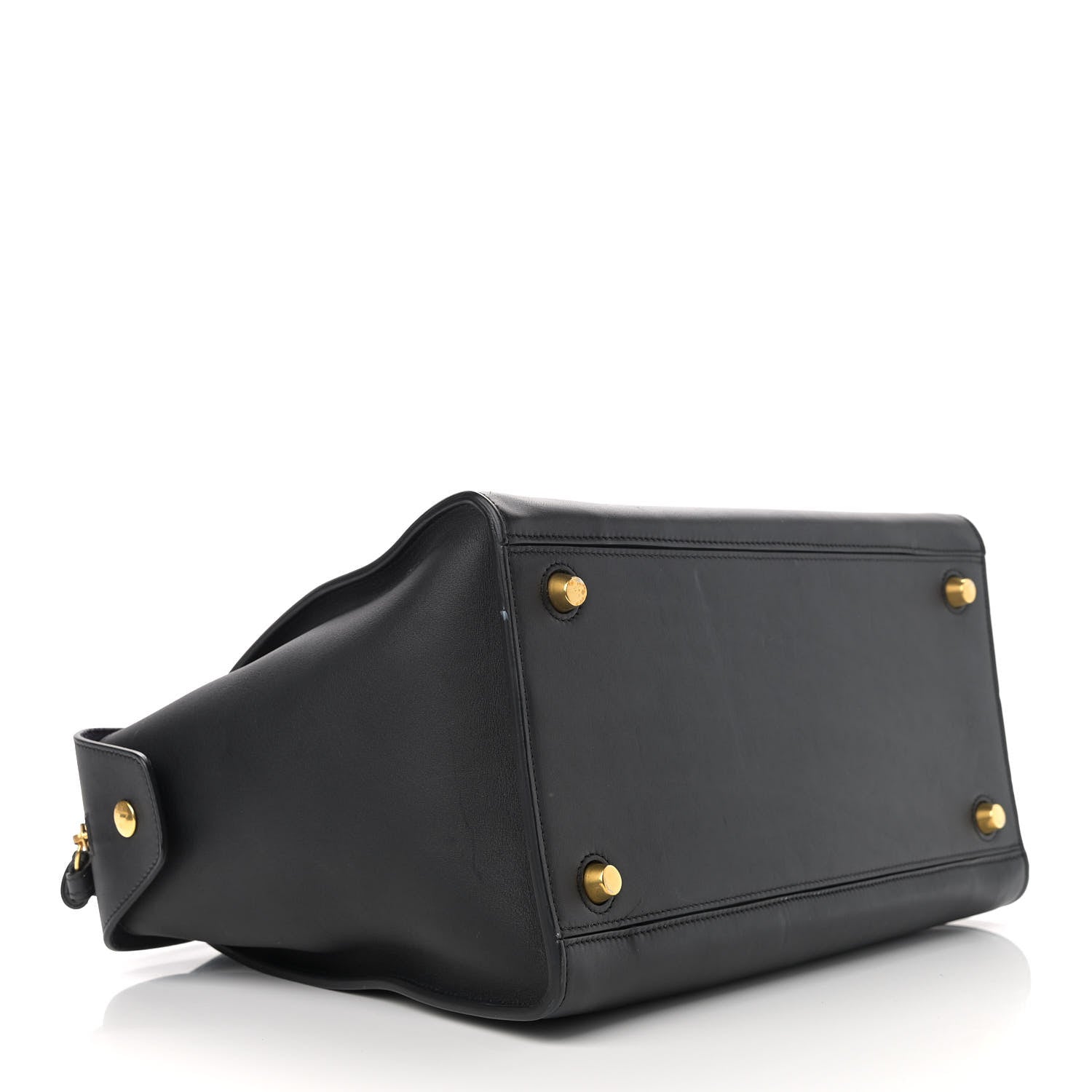 Celine Smooth Calfskin Small Ring Bag Black 3 of 14