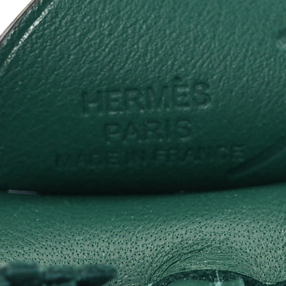 Hermes Milo Lambskin Grigri Rodeo Pegase Horse Bag Charm PM Vert Moyen 3 of 5