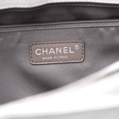 Chanel Caviar Quilted Grand Shopping Tote GST White 5 of 8