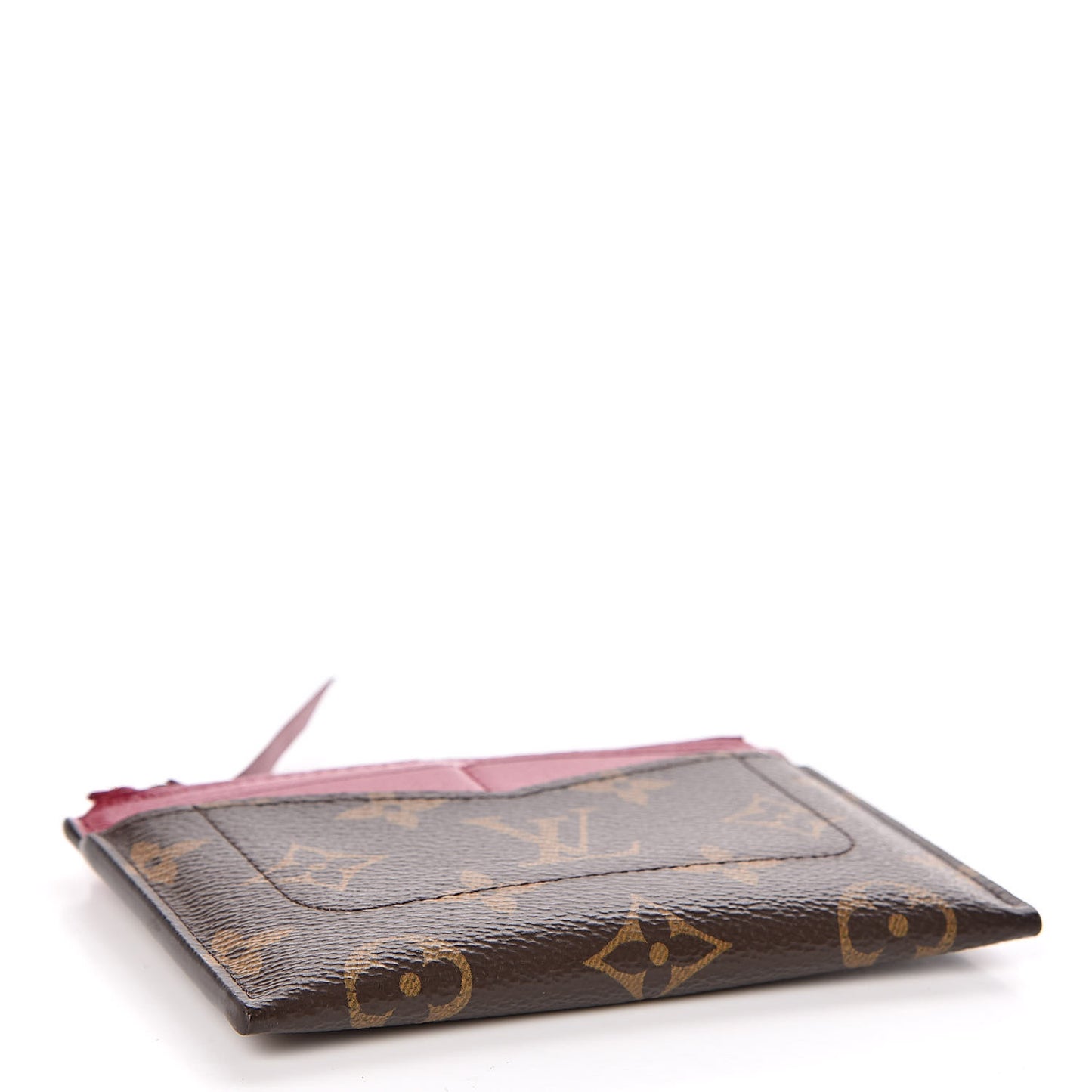 Monogram Zipped Card Holder
