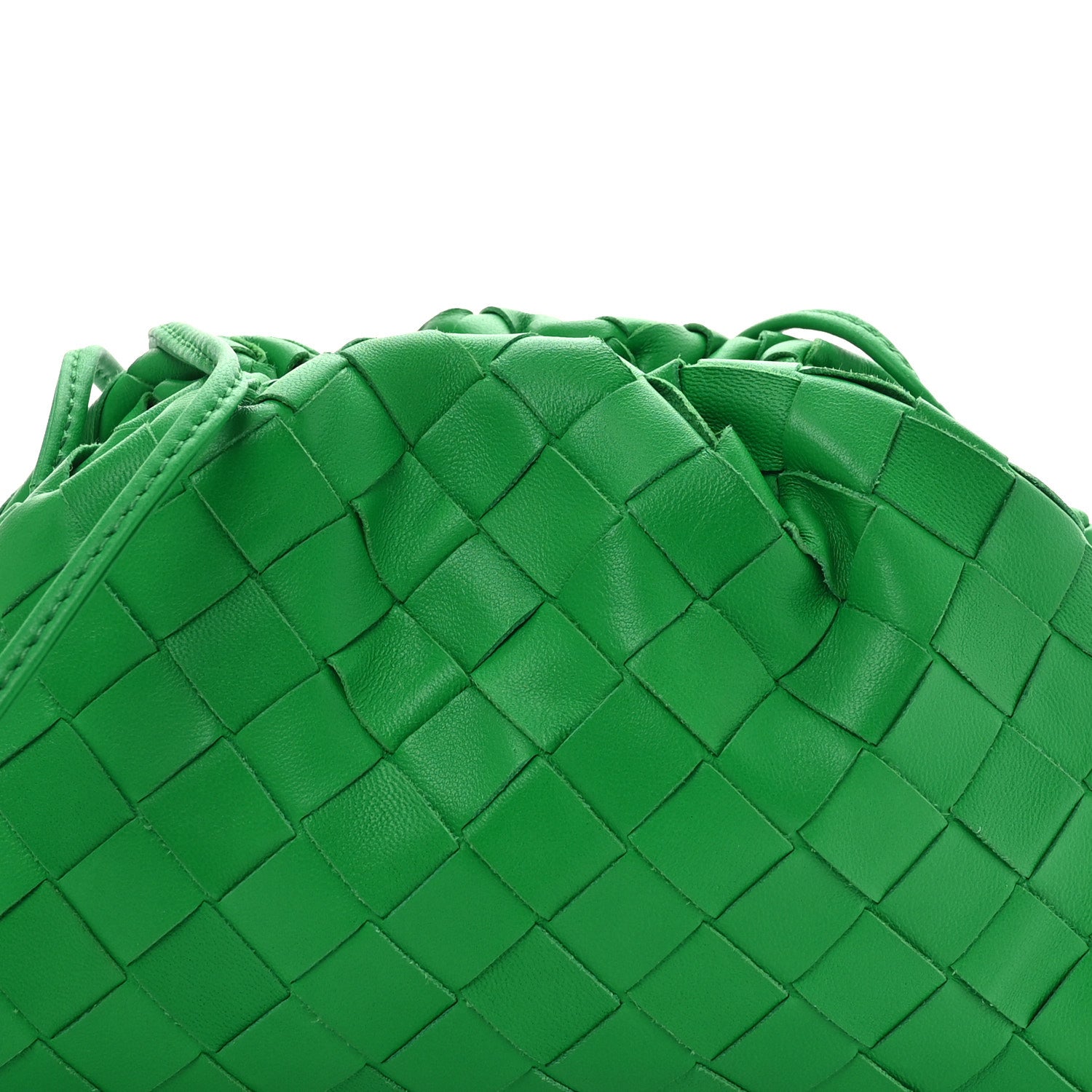 Bottega Veneta Nappa Intrecciato The Mini Pouch Clutch Parakeet 9 of 11