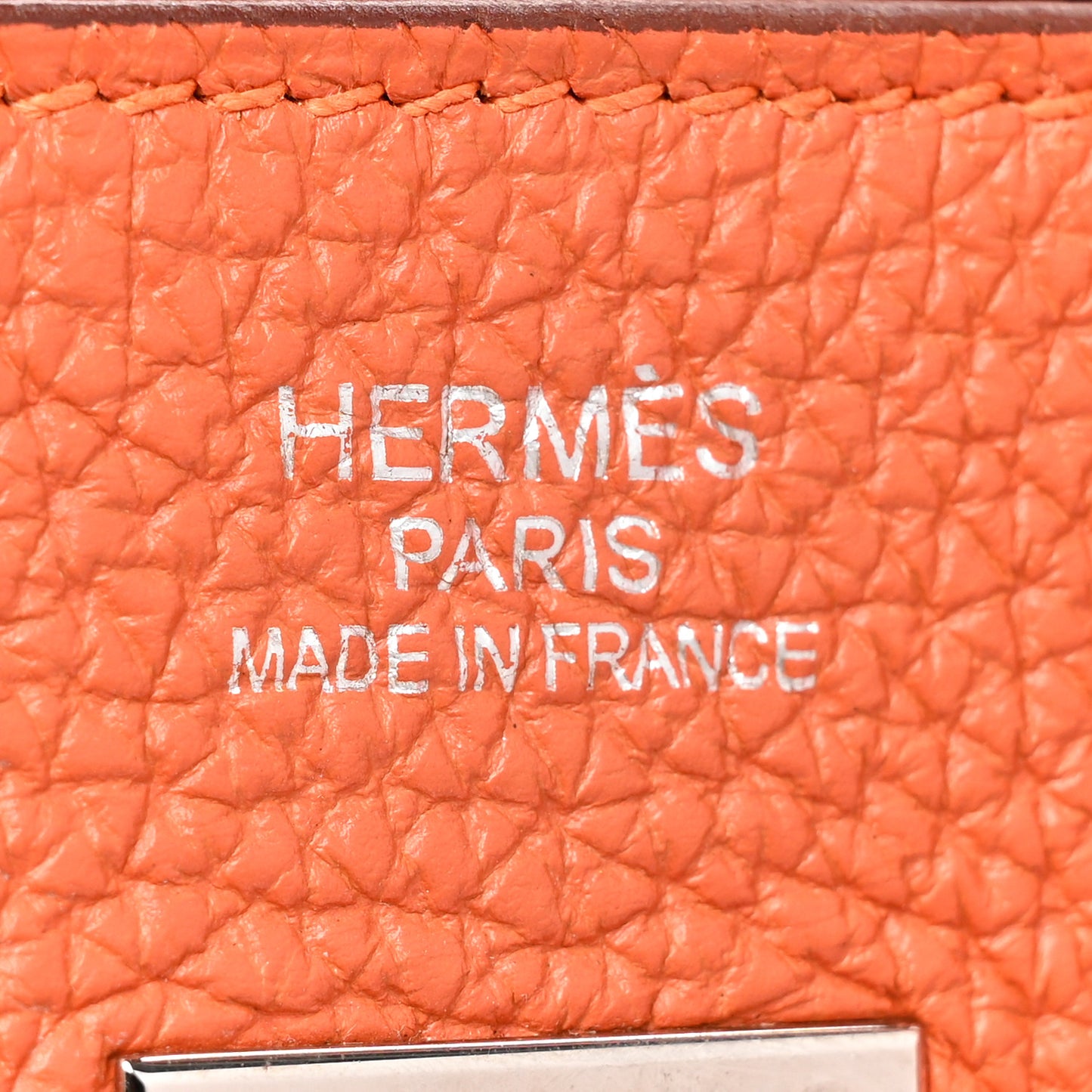 Togo Birkin 35 Orange