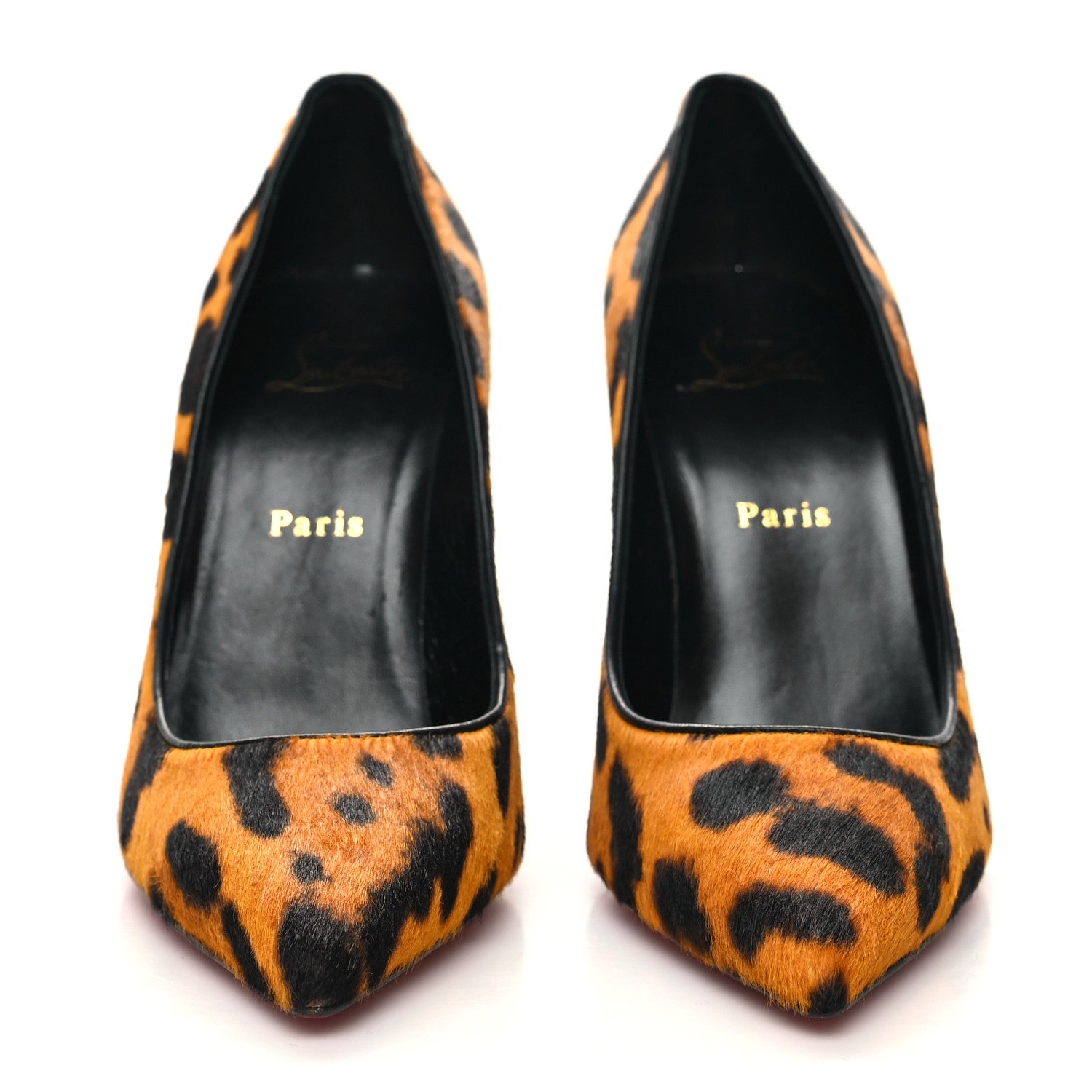 Christian Louboutin Calf Hair Leopard Kate 100 Pumps 39 Spicy 2 of 10