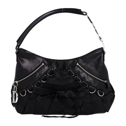 Christian Dior Satin Ballet Evening Bag Black 1 of 10