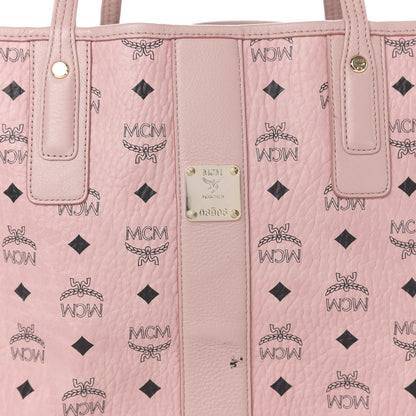 MCM Visetos Medium Liz Reversible Shopper Tote Soft Pink 18 of 19