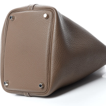 Hermes Taurillon Clemence Picotin Lock 18 PM Etoupe 7 of 11