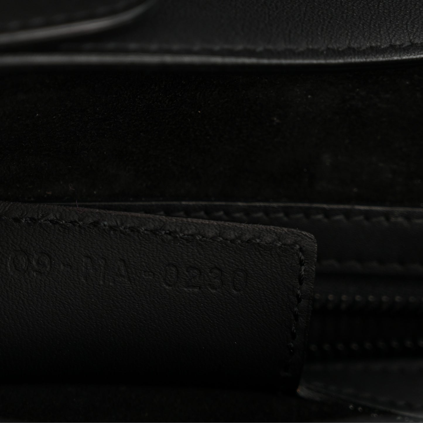 Ultra Matte Calfskin Saddle Bag Black