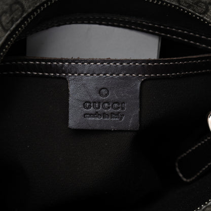 Gucci GG Supreme Monogram Small Flat Messenger Bag Dark Brown 7 of 8